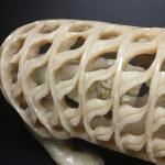 Antique Chinese Soapstone Lion Carving Ensemble