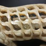 Antique Chinese Soapstone Lion Carving Ensemble