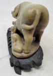 Vintage Soapstone Pig with Nursing Piglets