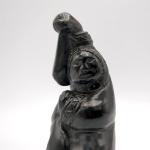 Inuit Hand Carved Soapstone Figurine 3.5" Tall