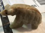 3" Hand Carved Soapstone Polar Bear Figure