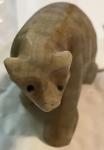 3" Hand Carved Soapstone Polar Bear Figure