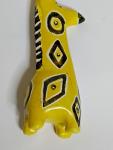 Yellow Soapstone Giraffe Figurine – Hand Carved