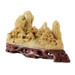 Handmade Soapstone Landscape Sculpture from China