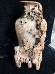 Vintage Hand-Carved Soapstone Floral Vase