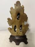 Chinese Hand-carved Soapstone Sculpture, 14" x 7.5