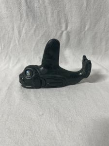 Inuit Hand Carved Soapstone Orca Sculpture