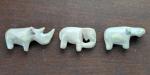 Hand Carved Soapstone African Animal Figures