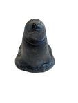 Inuit Soapstone Seal Sculpture with Wolf Design