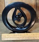 Black Soapstone Dancing Couple Statue Sculpture