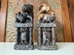 Chinese Soapstone Carvings: Ram and Deer Seals