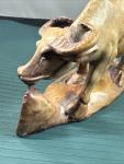 Qing Boy Water Buffalo Soapstone Carving Statue