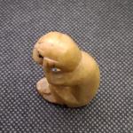 Monkey Soapstone Figurine - Vintage Hand-Carved 1.5