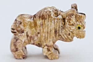 1.5" Hand-Carved Soapstone Buffalo Figurine