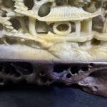 Vintage Hand-Carved Soapstone Landscape Scene