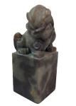 Vintage Chinese Soapstone Foo Dog Seal 3.5” Tall