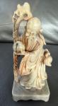Handmade Chinese Soapstone ShouLao Longevity Statue