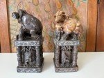 Chinese Soapstone Carvings: Ram and Deer Seals