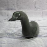 Inuit Soapstone Goose Sculpture for Home Decor