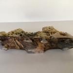 Hand-Carved Chinese Soapstone Mountain Village Art