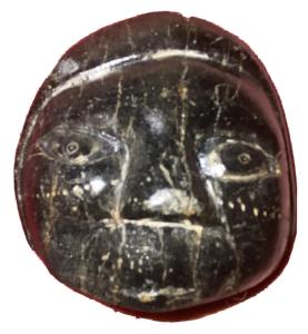 Inuit Soapstone Carving Woman's Head 1986