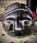 Inuit Soapstone Carving Woman's Head 1986