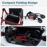 ELENKER All-Terrain Carbon Ultralight Rollator Walker