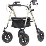 Elenker All-Terrain 10" Rollator Walker with Padded Seat Backrest Senior 300 lb