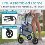 Lightweight Folding 3-Wheel Rollator for Seniors