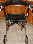 Drive Medical F-22 Brown Foldable Rollator Walker W/Seat & Basket Heavy Duty...