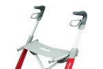 byACRE Ultralight Carbon Rollator Walker - Red
