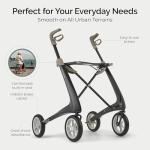 byACRE Ultralight Carbon Rollator - 10.6 lbs