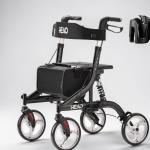 NEW Rollator Walker w Seat, HEAO $450 LIST, 350lb Capacity Heavy Duty 10” Wheels