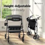 Helavo Heavy Duty Ultra-Light Bariatric Walker