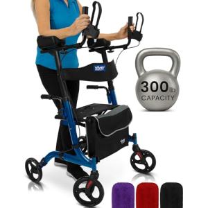Vive Mobility Lightweight Upright Walker with Seat