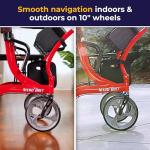 Drive Medical Nitro Duet Rollator and Transport Chair