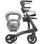 Vive Mobility Ultralight Carbon Fiber Rollator Walker