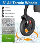 Heavy Duty Carbon Ultralight Rollator for Seniors