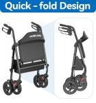 Heavy Duty Carbon Ultralight Rollator for Seniors