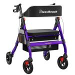 Ultra-Lightweight Foldable Rollator with Big Seat
