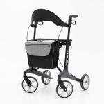 Ultralight Carbon Fiber Rollator Walker with Seat