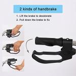 ZOCWJK Walking Frame 3 Wheel Rollator Walker,Lightweight and Foldable for Seniors Elderly Carbon Steel Pipe Folding 3 Wheel with Lockable Brakes and Carry Bag,Upright Wal(A