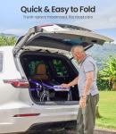 Rollator Walker for Seniors with Seat Max 380lb Foldable All Terrain Walker