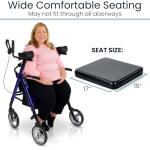 Vive Bariatric Upright Walker for Tall Seniors