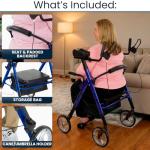 Vive Bariatric Upright Walker for Tall Seniors