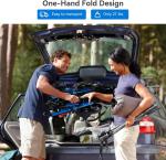 Heavy Duty Rollator Walker with Seat 330 lb Capacity Adjustable Height 8” Wheels