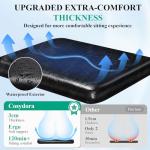 Cosydora Rollator Walkers for Seniors with Seat, 13.6 Lbs Ultra Lightweight Foldable Rolling Walker, 350Lbs Heavy Duty Aluminum, 8" All Terrain Wheels, Dual Adjustable Height, Shimmer Green