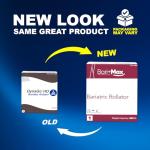 Dynarex DynaGo HD Bariatric Rollator - Heavy Duty 4 Wheel Rolling Bariatric Walker - Padded Seat, Backrest & Durable Frame, 500 lb. Weight Capacity, 8” Wheels, Blue Frame, 1 Rollator