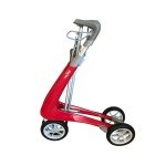 byAcre Carbon Ultralight Rollator with Seat - Red