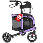 Violet Carbon Ultralight 3-Wheel Rollator